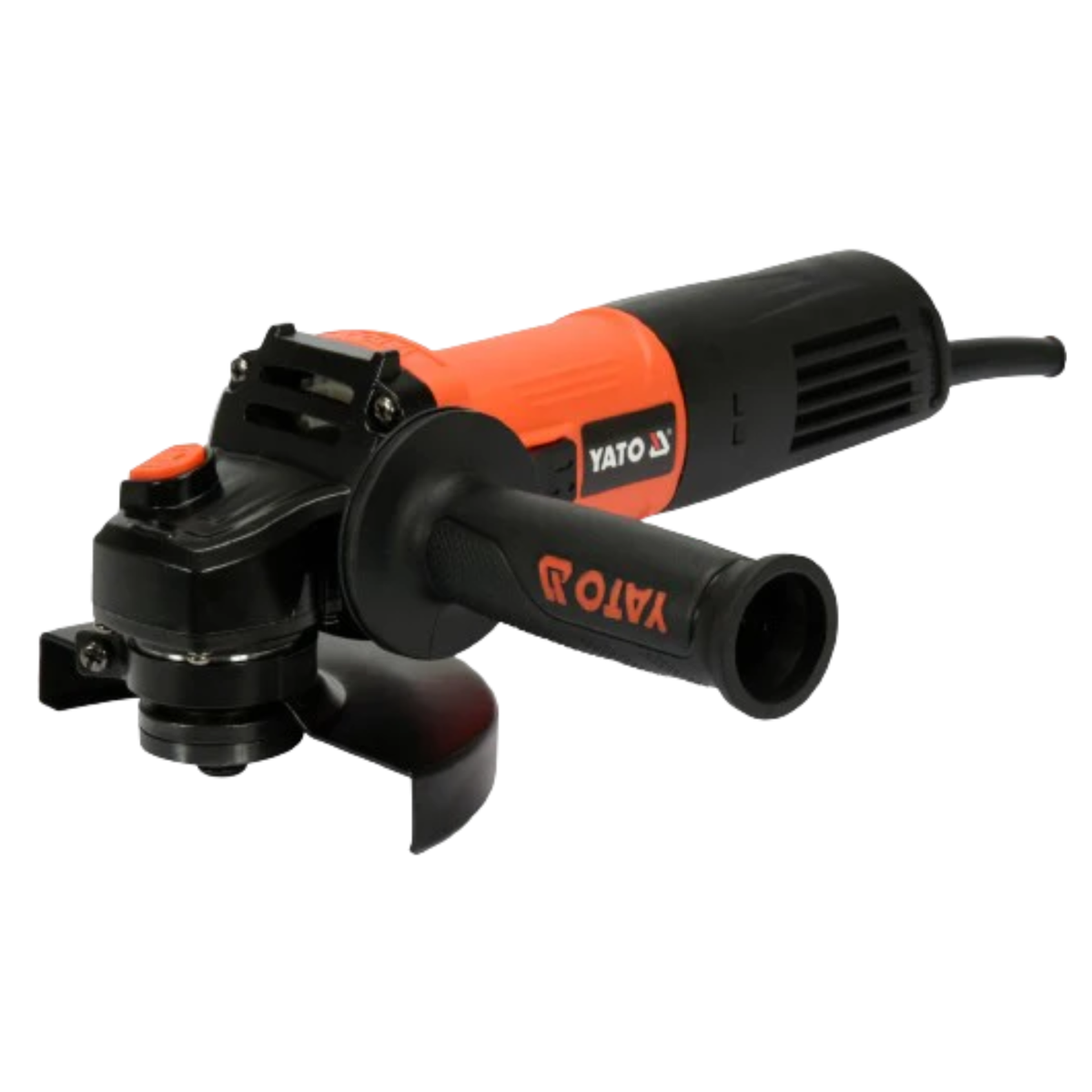 Yato angle grinder on a white background