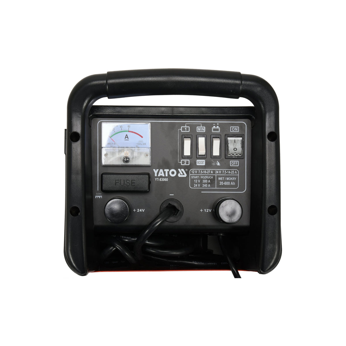 Yato Battery Charger & Jump Start.20-600Ah YT-83060