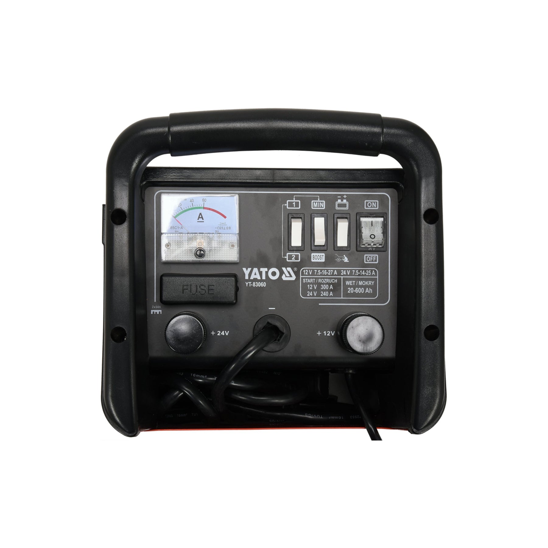 Yato Battery Charger & Jump Start.20-600Ah YT-83060