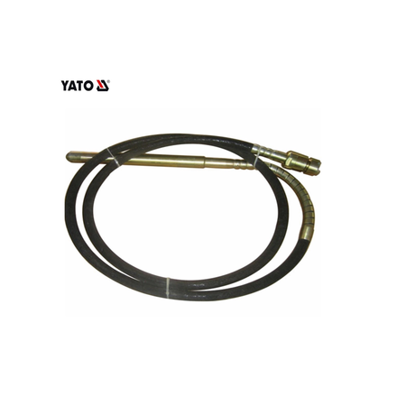Yato branded hose with brass connectors on a white background