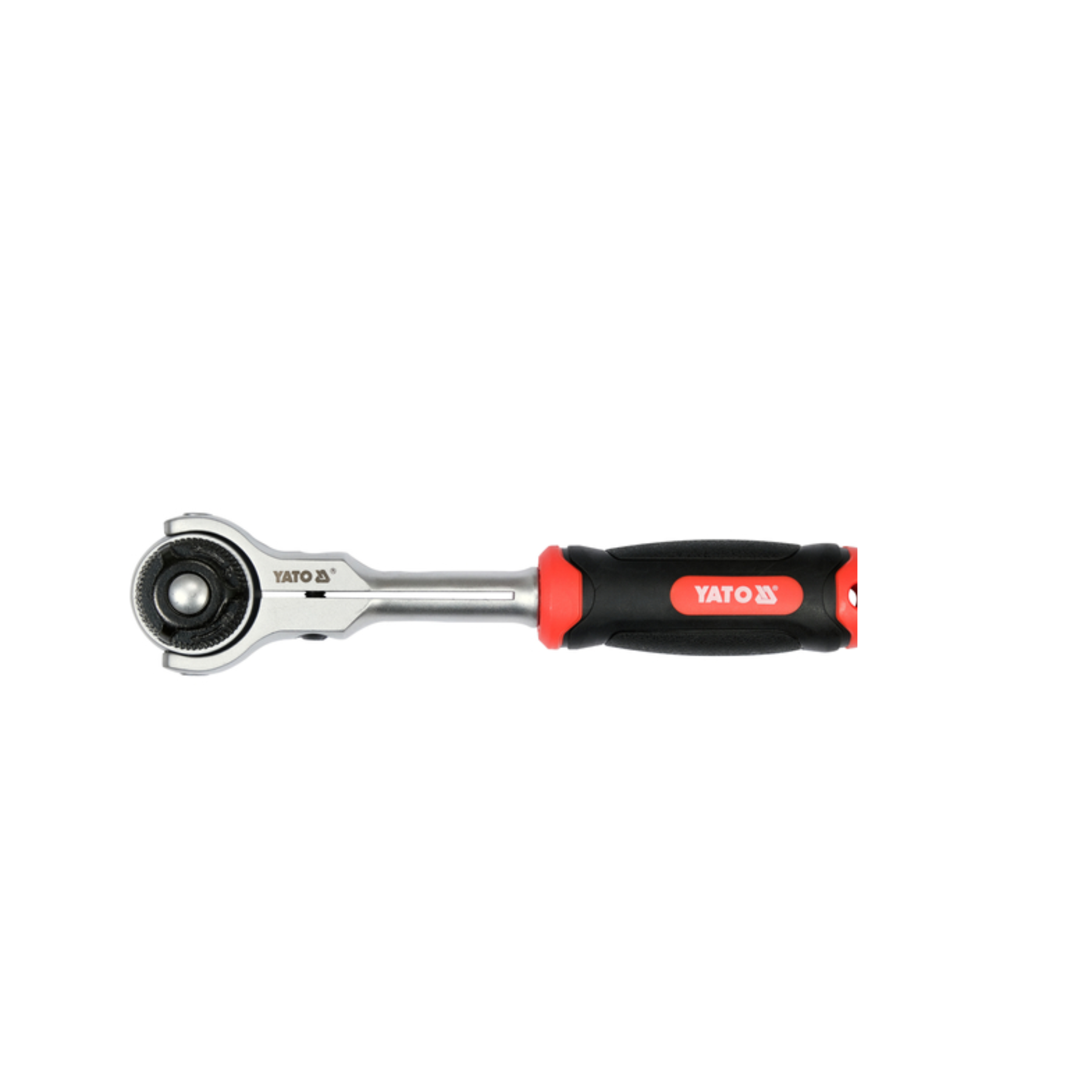 Yato ratchet wrench on a white background