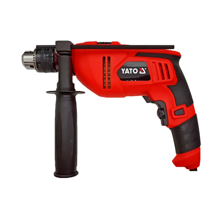 Red and black drill with Yato branding on a white background