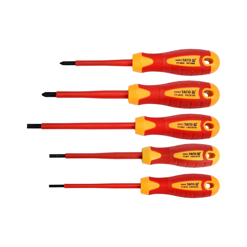 Yato Insulated Screwdriver Set 5Pcs YT-2827