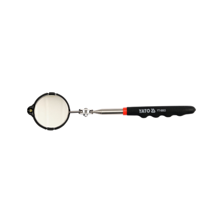 Yato telescopic inspection mirror on a white background
