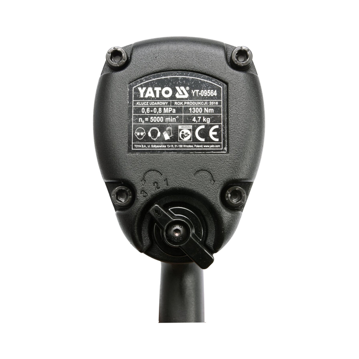 Yato Pneumatic Impact Wrench 3/4" 1300Nm YT-09564