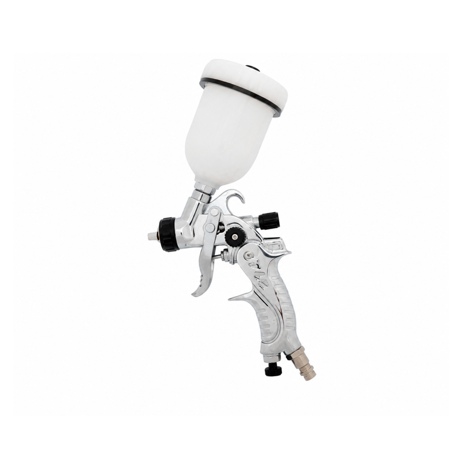 Spray gun on a white background