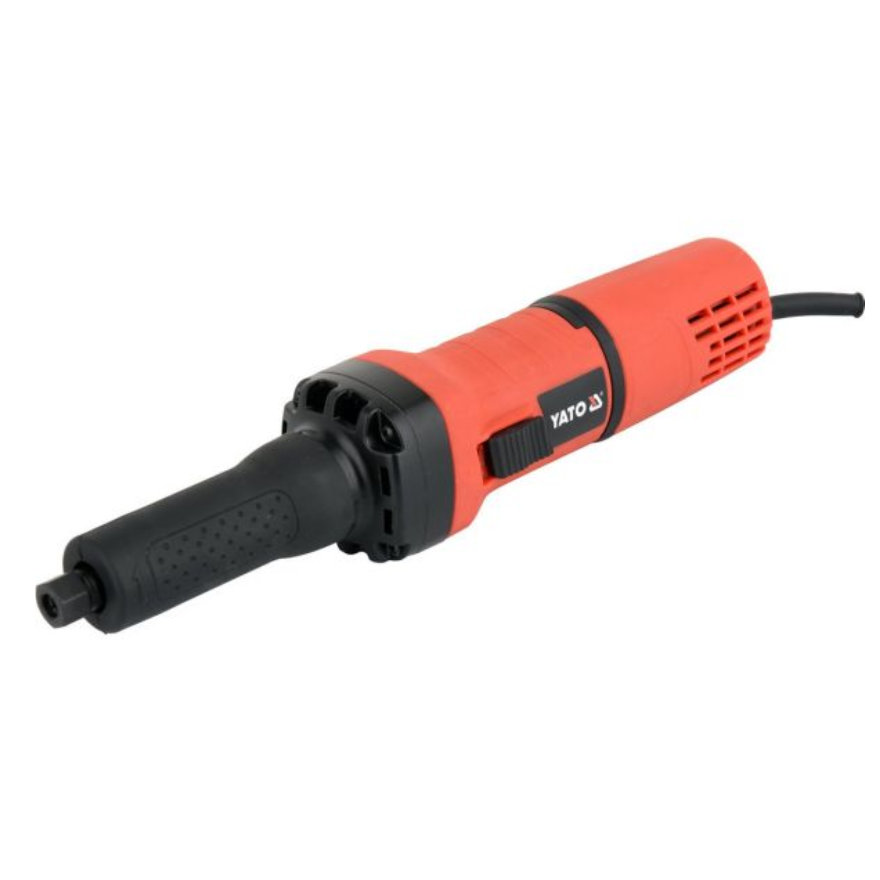 Red and black heat gun with Yato branding on a white background