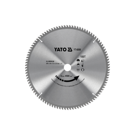 The Product of Yato TCT Blade for Aluminium 350x30x100mm YT-6099
