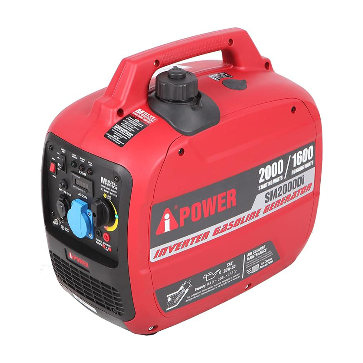 iPower Inverter Silent Generator SM2000DI (Output 1600W)